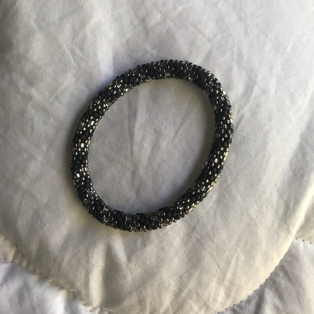 Black and Silver Bracelet